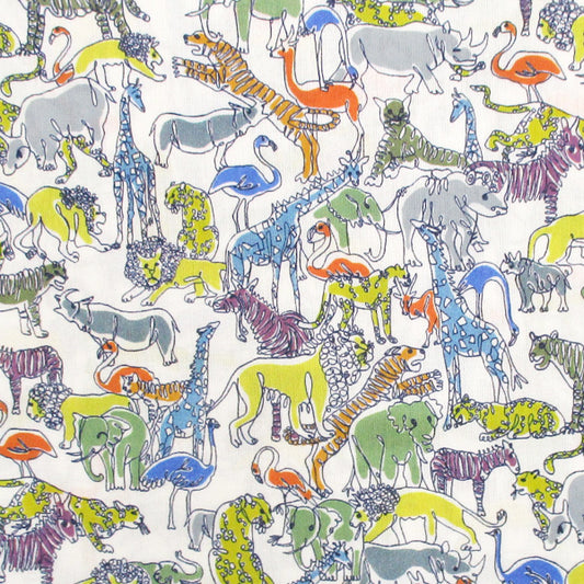 Hounds & Mischiefs Zoo Print Dog Bandana