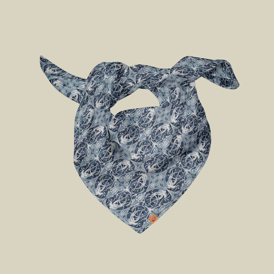  Hounds & Mischiefs Birds Print Dog Bandana  