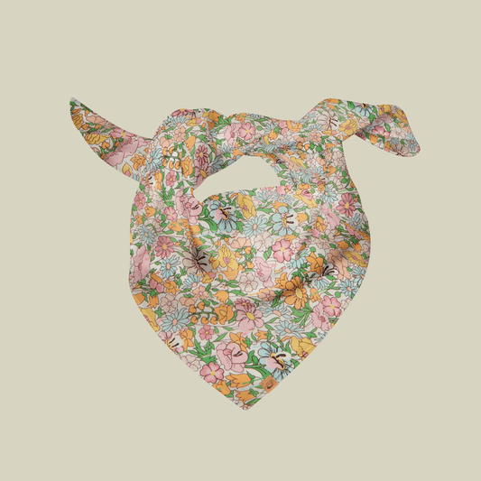  Hounds & Mischiefs Flowers Print Dog Bandana  