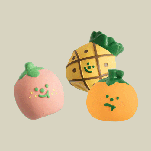  Hounds & Mischiefs Latex Squeaker Fruits Toy  