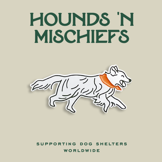 Hounds & Mischiefs - Walking Enamel Pin